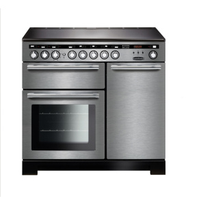 Rangemaster Encore Deluxe 100 Range cooker Electric Zone induction hob Stainless steel