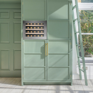 Caple WC6401 wine cooler Compressor wine cooler Built-in Stainless steel, Transparent 21 bottle(s)