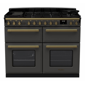 Rangemaster Estel Deluxe 110cm BC Dual Fuel Slate/Antique Brass