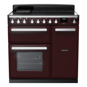 Rangemaster Estel Deluxe 90cm Induction Bordeaux/Chrome
