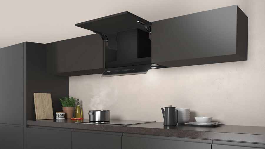 Neff D65XAM2S0B cooker hood Semi built-in (pull out) Black 460 m³/h - Image 3