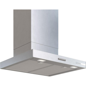 Bosch Serie 4 DWB65CC30B cooker hood Wall-mounted Metallic 594 m³/h