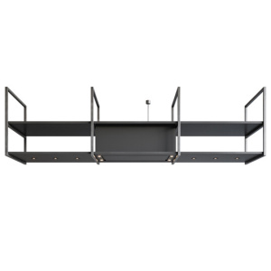 NOVY 15005 cooker hood Island Black 520 m³/h