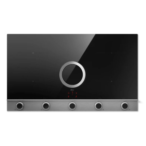 Elica NikolaTesla Unplugged EVO IX/A/90 Black, Stainless steel Built-in 90 cm Zone induction hob 4 zone(s) Built-in hood