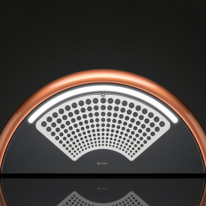 Caple DD925CO cooker hood Downdraft Black, Copper, Stainless steel