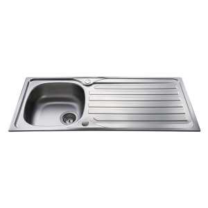 CDA KA21SS kitchen sink Top-mounted sink Rectangular Stainless steel