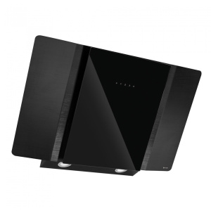 Caple ZEL900 cooker hood Wall-mounted Black 612 m³/h