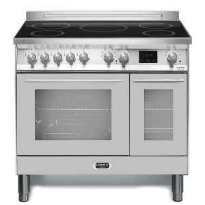 Lofra PD96MFTE/5I Range cooker Electric Zone induction hob Black, Stainless steel