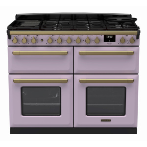 Rangemaster Estel Deluxe 110cm BC Dual Fuel Heather/Antique Brass