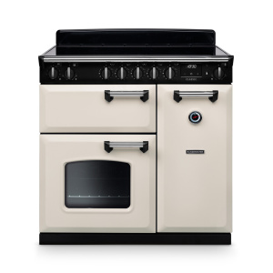 Rangemaster Classic 90cm Induction Pale Cream/Chrome