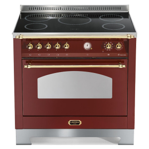 Lofra RRG96MFT/5i Freestanding cooker Electric Zone induction hob Burgundy