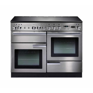 Rangemaster Professional + 110 Ceramic Freestanding cooker Electric Ceramic hob Black