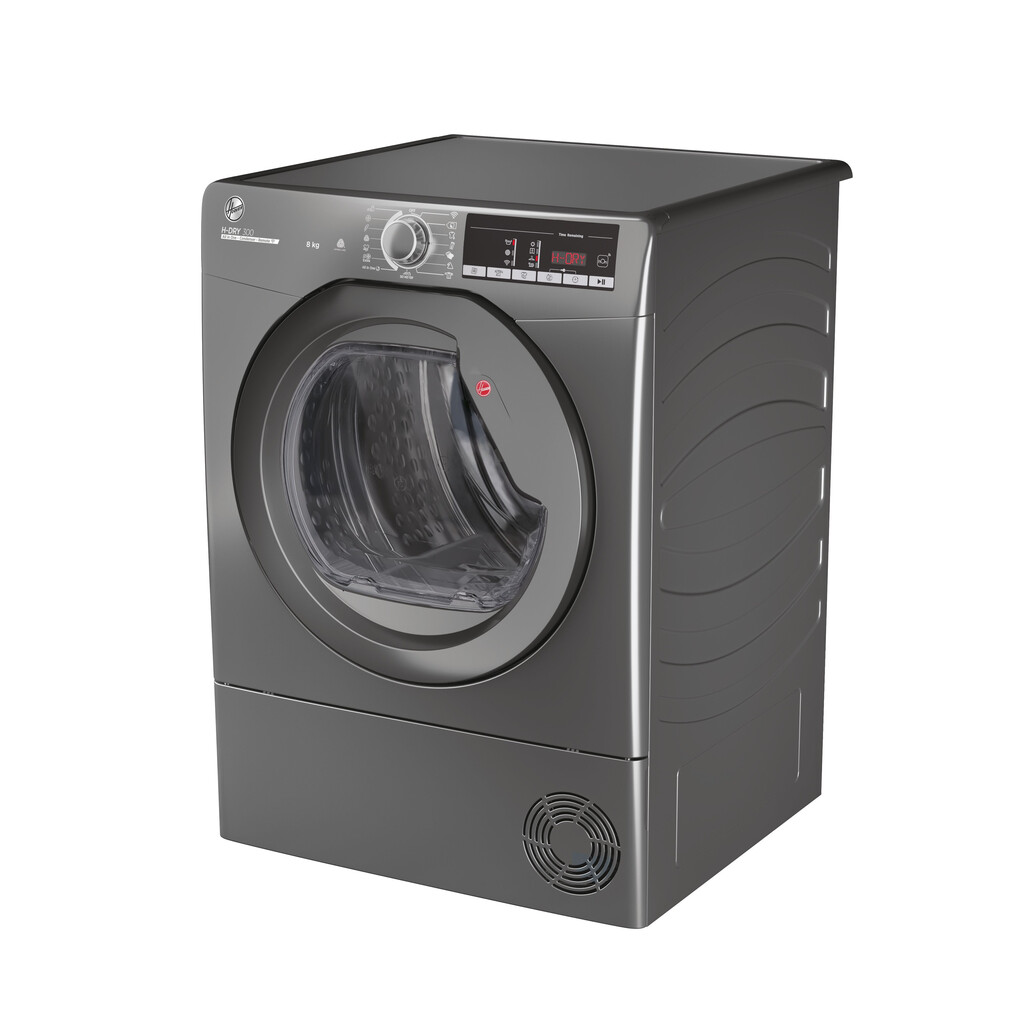 Hoover HLE C8TRGR-80 tumble dryer Freestanding Front-load 8 kg Anthracite - Image 8