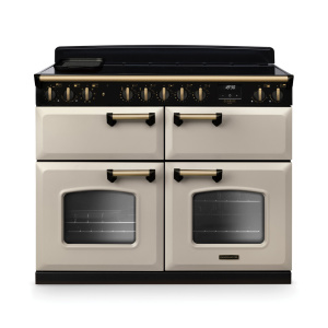 Rangemaster Classic Deluxe 110cm BC Induction Pale Cream/Antique Brass