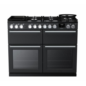 Rangemaster Nexus 110cm BC Dual Fuel Charcoal Black/Chrome