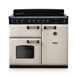 Rangemaster Classic Deluxe 100cm Induction Pale Cream/Chrome
