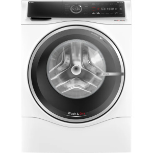 Bosch Serie 8 WNC25410GB washer dryer Freestanding Front-load White