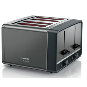 Bosch TAT5P445GB toaster 4 slice(s) 1940 W Graphite
