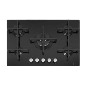 Caple C7571G hob Black Built-in 76 cm Gas 5 zone(s)
