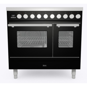 Ilve PDI096WE3SS cooker Range cooker Electric Zone induction hob Black