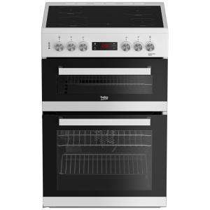 Beko EDC634W 60cm Double Oven Electric Cooker