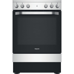 Hotpoint HS67V5KHX/UK Freestanding cooker Electric Ceramic hob Stainless steel