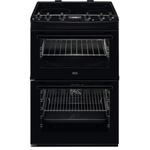 AEG CCX6540ACB cooker Freestanding cooker Electric Ceramic hob Black