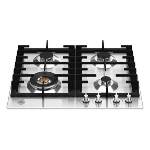 Bertazzoni P604LMODX hob Black, Stainless steel Built-in 60 cm Gas 4 zone(s)