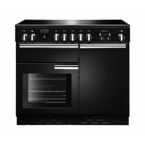 Rangemaster Professional + 100 Induction Freestanding cooker Electric Zone induction hob Black