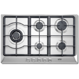 Lofra HDS7T0 Stainless steel Built-in 70 cm Gas 5 zone(s)
