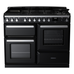 Rangemaster Estel Deluxe 110cm Dual Fuel Black/Chrome