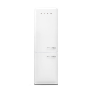 Smeg 60cm 50s Style Left Hand Hinge Fridge Freezer White