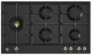Bertazzoni P905LPRONE hob Black Countertop 89 cm Gas 5 zone(s)