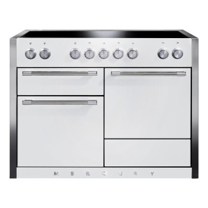 Mercury MCY1200EISD cooker Range cooker Electric Zone induction hob White