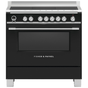 Fisher & Paykel OR90SCI6B1 cooker Range cooker Electric Zone induction hob Black