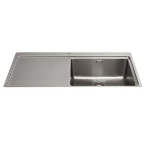 CDA KVF21L Flush-mounted sink Rectangular Stainless steel