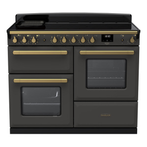 Rangemaster Estel Deluxe 110cm Induction Slate/Antique Brass