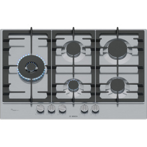 Bosch Serie 6 PCS7A5I90 hob Stainless steel Built-in 75 cm Gas 5 zone(s)