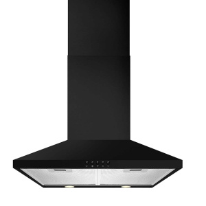 CDA 60cm Chimney Hood - Black Wall-mounted 475 m³/h