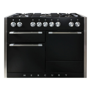 Mercury MCY1200DFAB cooker Range cooker Electric Gas Black