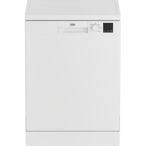 Beko DVN05C20W Freestanding Full Size Dishwasher with Quick Programmes