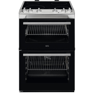 AEG CCX6501ACM cooker Freestanding cooker Electric Ceramic hob Stainless steel