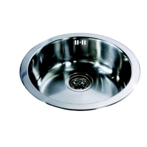 CDA KR21SS kitchen sink Undermount sink Circle Stainless steel