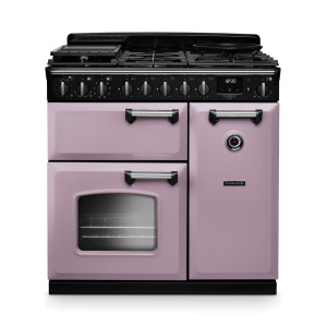 Rangemaster Classic Deluxe 90cm Dual Fuel Heather/Chrome