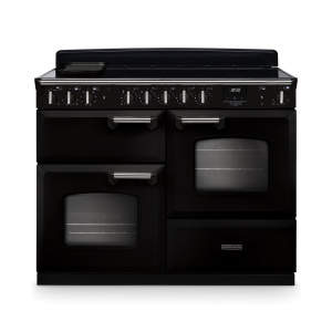 Rangemaster Classic Deluxe 110cm OC Induction Black/Chrome