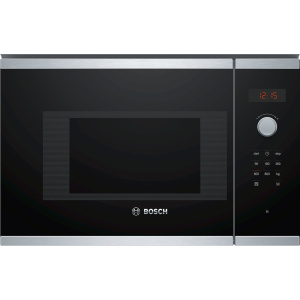 Bosch Serie 4 BFL523MS0B microwave Black, Stainless steel Solo microwave Built-in 20 L 800 W