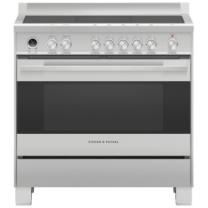 Fisher & Paykel OR90SDI6X1 cooker Range cooker Electric Zone induction hob Black