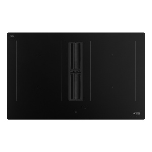 Smeg Universal HOBD382N2 hob Black Built-in Zone induction hob 4 zone(s) Built-in hood