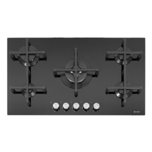 Caple C7591G hob Black Built-in 86 cm Gas 5 zone(s)