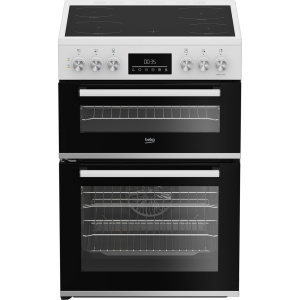 Beko EDC6731W 60cm Double Oven Electric Cooker
